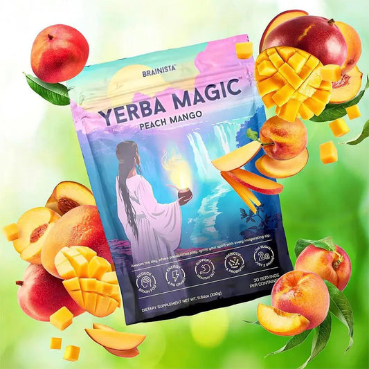 Yerba Mate 3-in-1 Energy Supplement, Phytonutrient Extracts for Brain Digestive Health